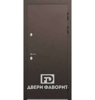 трехконтурная дверь с терморазрывом, модель в коттедж