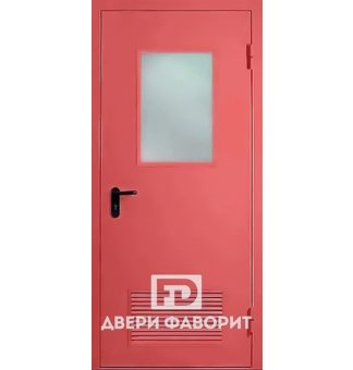 противопожарная дверь с огнеупорным стеклом