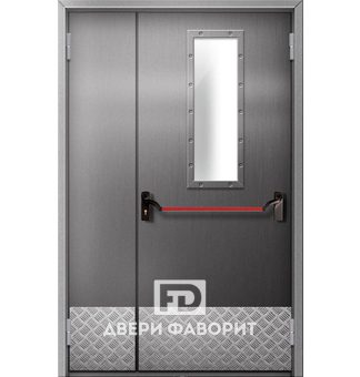 Противопожарная двустворчатая дверь МД-1864