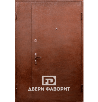 стальная двустворчатая тамбурная дверь недорого, порошковая покраска и ламинат