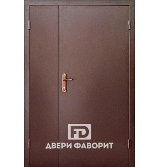 тамбурная двустворчатая дверь с антивандальным покрытием