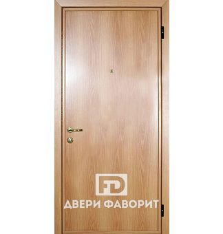 дверь металлическая недорогая с ламинированной панелью в качестве отделки